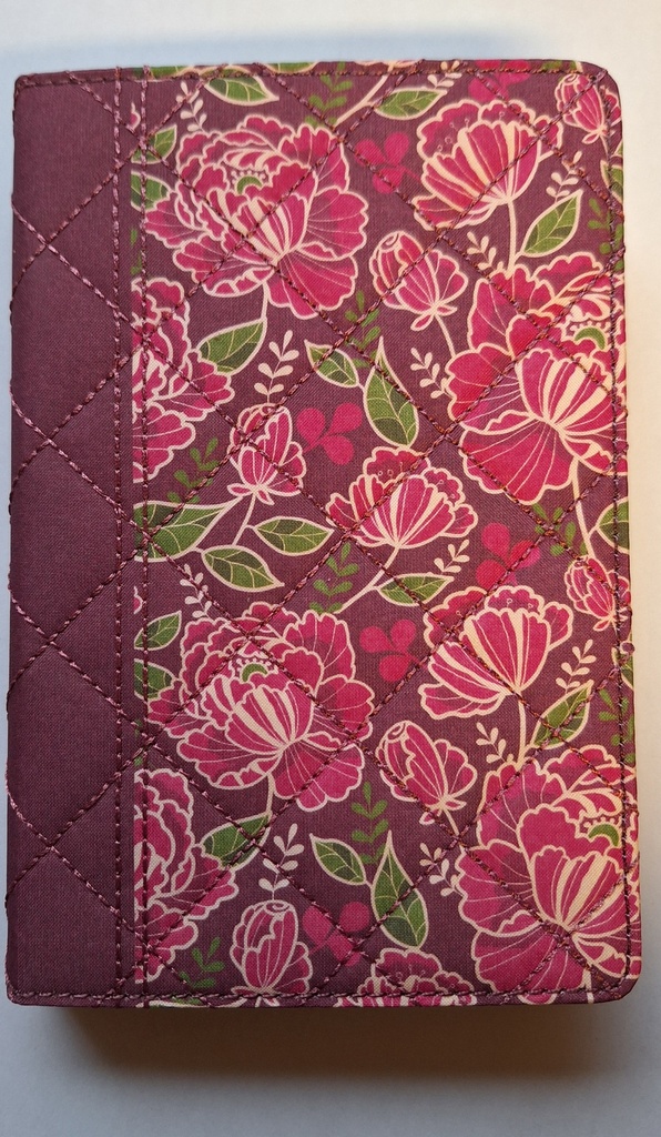 Englische Bibel Blumenmuster // Niv Quilted Collection Bible Compact
