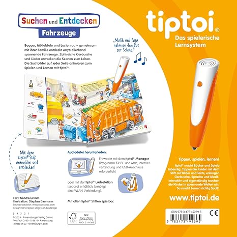 tiptoi® Suchen und Entdecken: Fahrzeuge