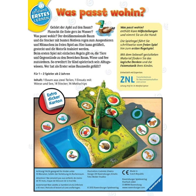 Was passt wohin? - Kinderspiel ab 2 Jahren
