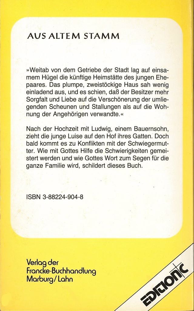Aus altem Stamm