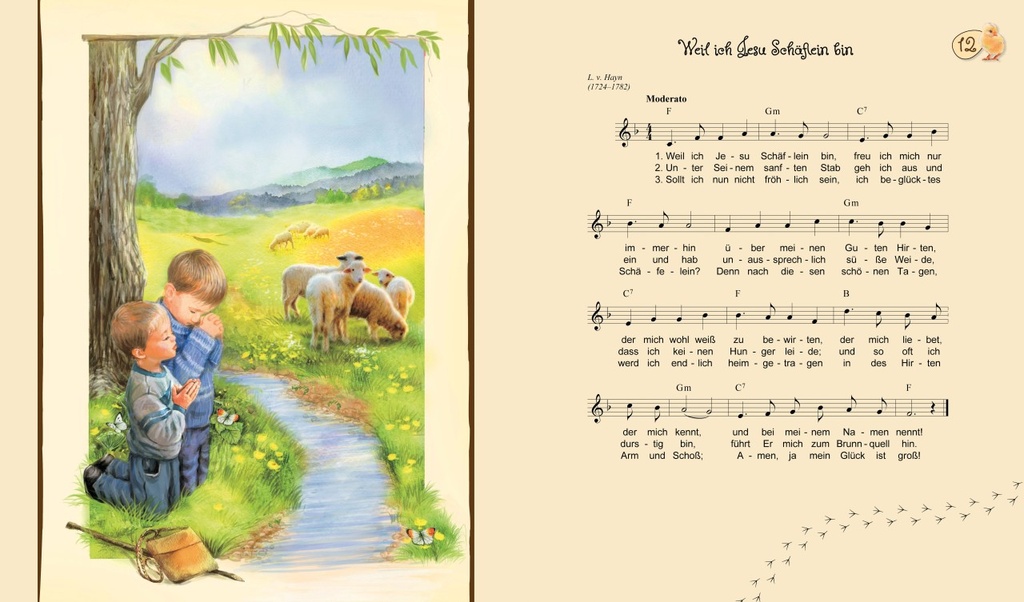 Pappbuch - Behütet
14 Lieder für Kinder