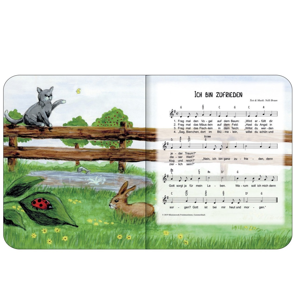 Pappbuch - Tierlieder für Kinder
16 Lieder für Kinder