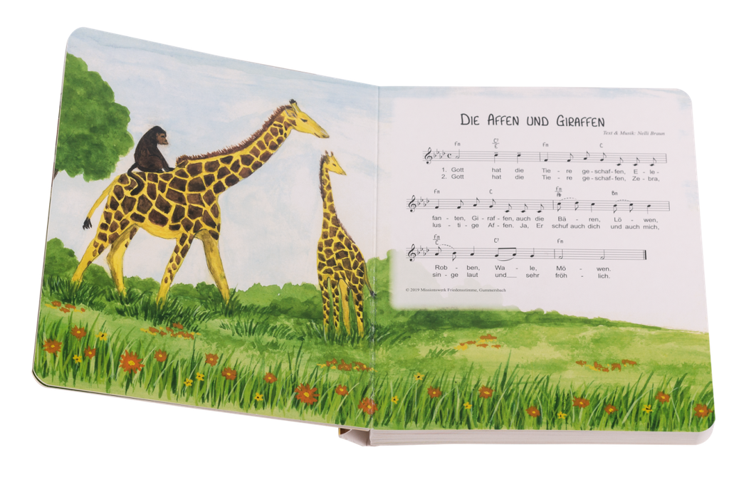 Pappbuch - Tierlieder für Kinder
16 Lieder für Kinder