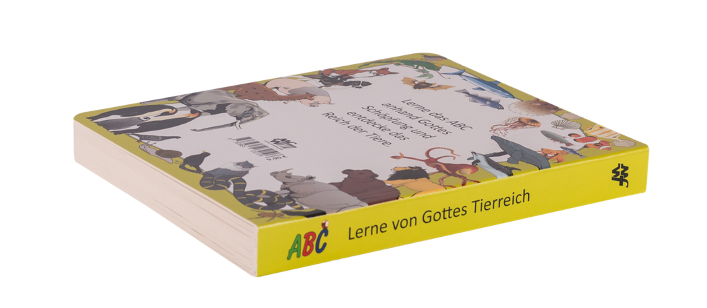 Pappbuch - ABC
Lerne von Gottes Tierreich