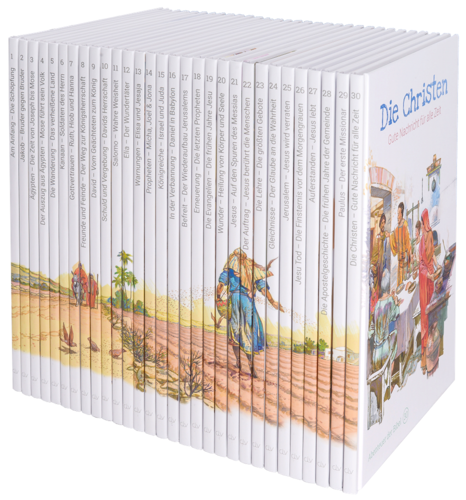 Abenteuer der Bibel – Kinderbibel in 30 Bänden