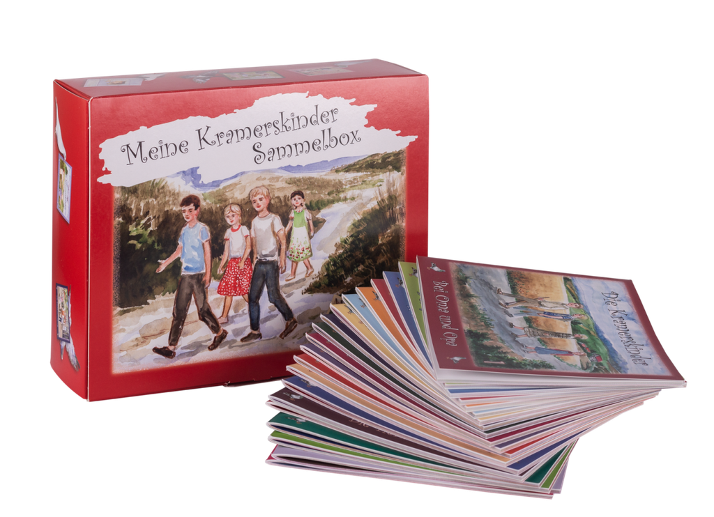 Meine Kramerskinder Sammelbox mit 20 Heften im Set