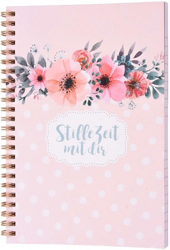 Stille Zeit mit Dir - Notizbuch Motiv "Blumen"