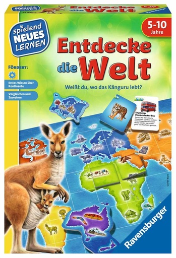 Entdecke die Welt - Kinderspiel ab 5 Jahren