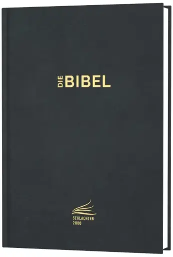 Schlachter 2000 Bibel – Standardausgabe (Hardcover, schwarz)