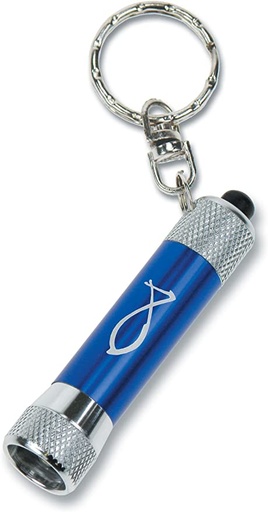 Schlüsselanhänger Blau LED-Taschenlampe von Uljö °°